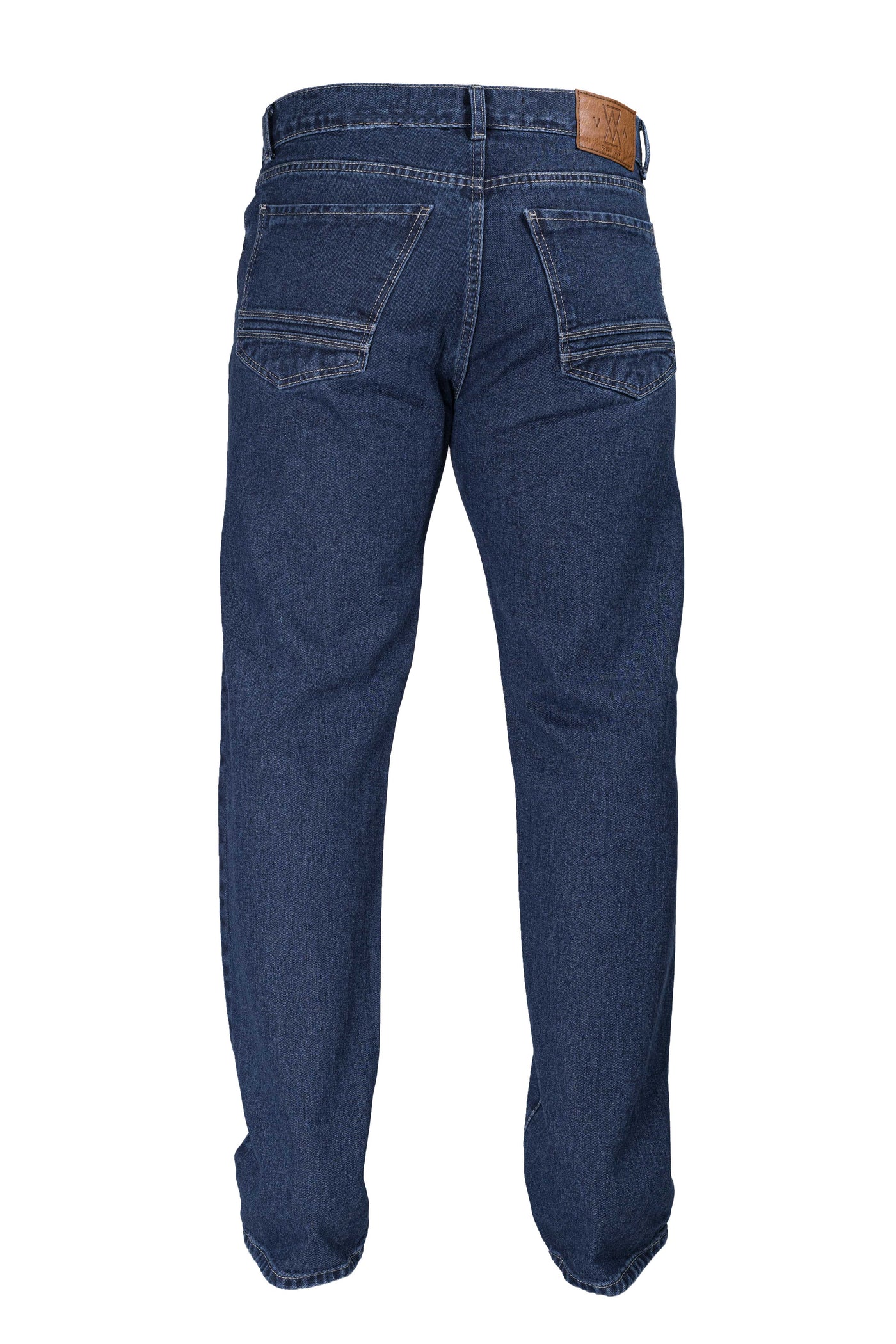 Pantalón Clásico de Mezclilla Stone Obscuro Corte Recto para Hombre